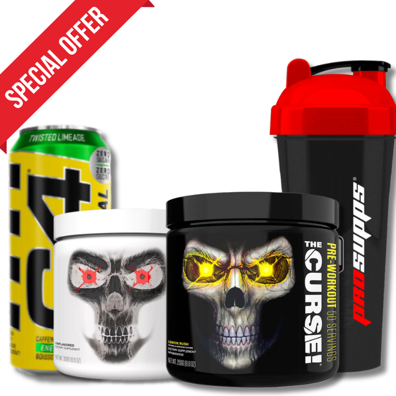 Pack Creatina + Pre Wrok + C4 Drink + Shaker